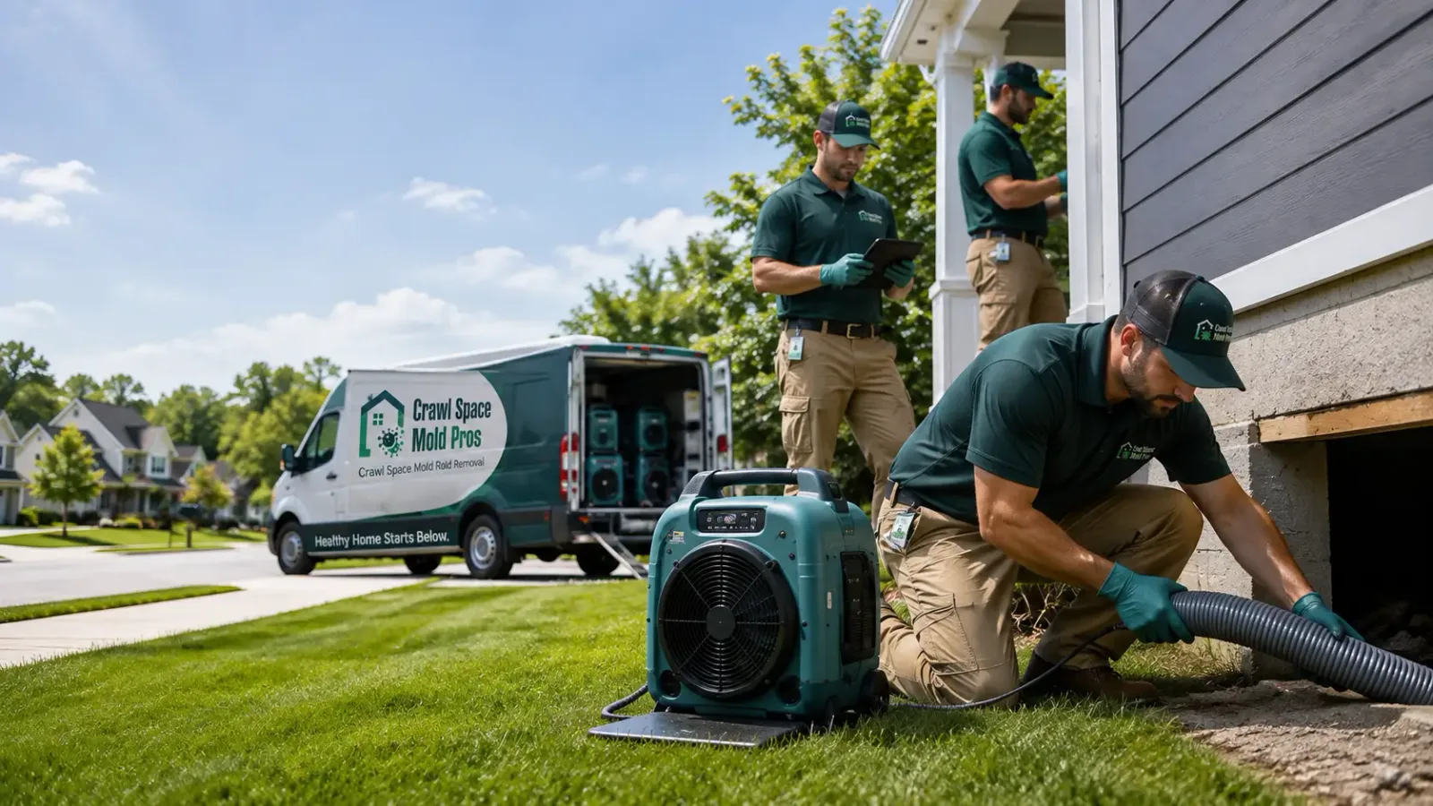 Crawl Space Mold Removal in Jamestown, IN